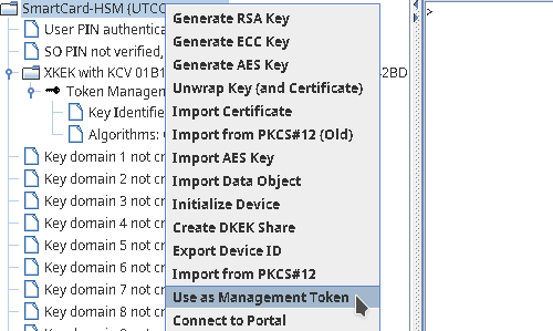 Use as Management Token