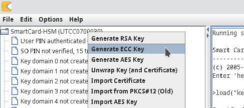 Generate EC Key