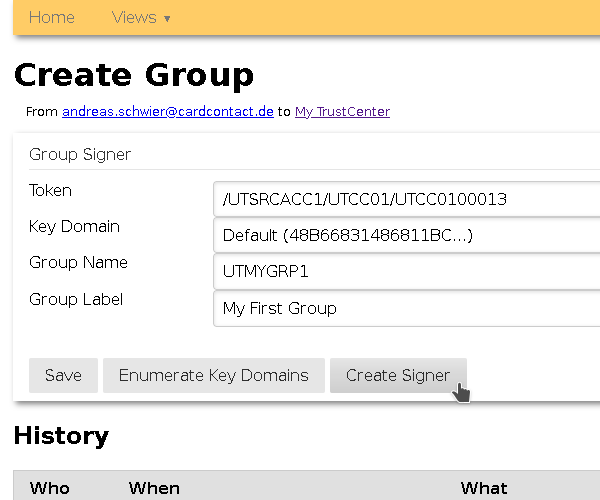 Create Signer