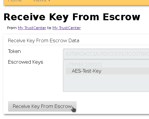 Receive Keys