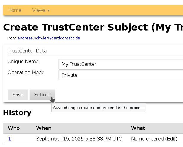 Define Trust Center